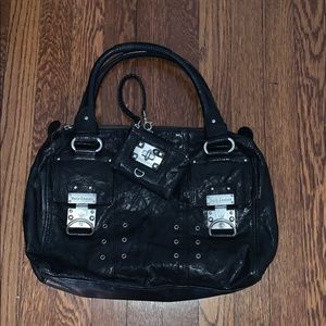 Juicy Couture Black Leather Purse & Wallet Set